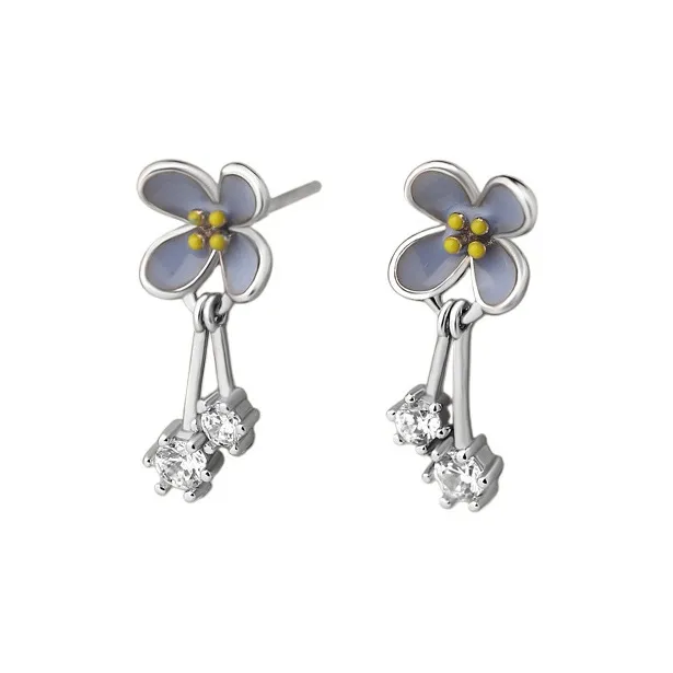 Suddenly Lucky 925 Sterling Silver Stud Earrings Women's-0
