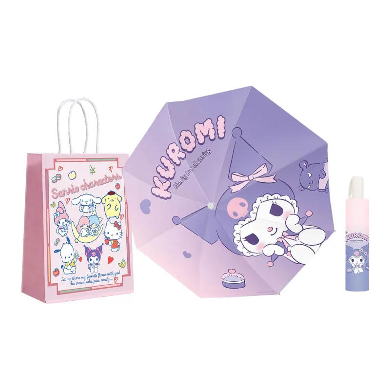 Sanrio Students Sunny And Rainy Dual Use UV Protection Sun Protection Compact Portable Sunshade Umbrella-9