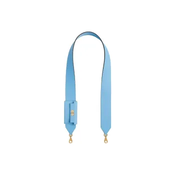 HERMES Kelly Pocket Swift With Epsom Calfskin Bag Shoulder Strap Women's Sky Blue