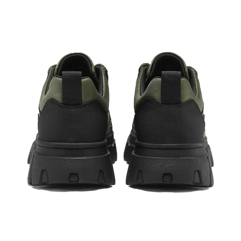 HLA Work Boots Men Low Top Army Green, Black, Earth Yellow-13