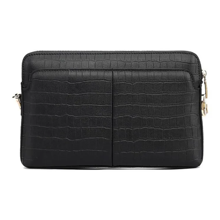 LARTIGENT Top Grain Cow Leather Advanced Touch Clutch Regular Men's Black-3