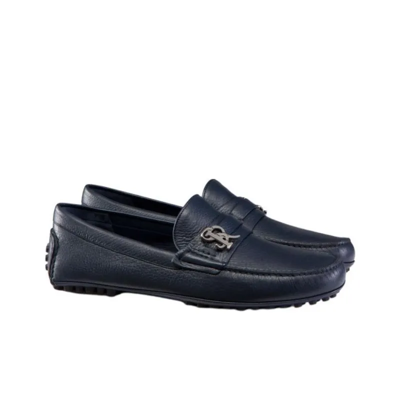 STEFANO RICCI Beanie Shoes Men's Blue-2