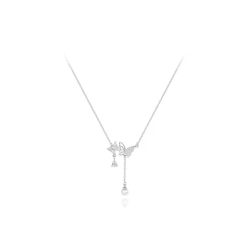 BLANK IN BLANK Zircon Necklaces Women's Bestie Girlfriend Couple Birthday Gift Girl