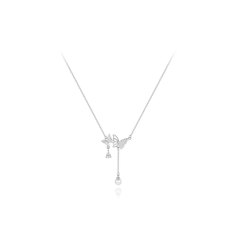 BLANK IN BLANK Zircon Necklaces Women's Bestie Girlfriend Couple Birthday Gift Girl-0