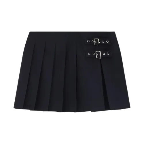 WE11DONE Pleated Midi Skirt