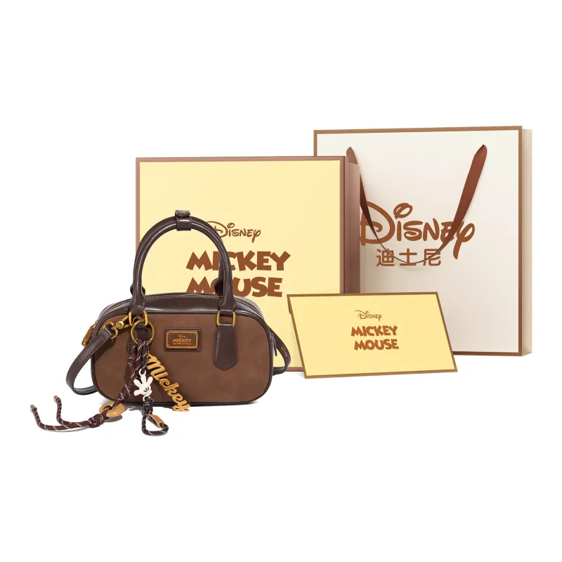 Disney PU One Shoulder Handbag Regular Women's Coffee-5