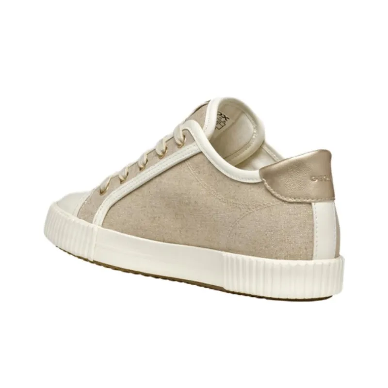 GEOX Blomiee Low-Top Skateboard Shoes Women's Beige-4