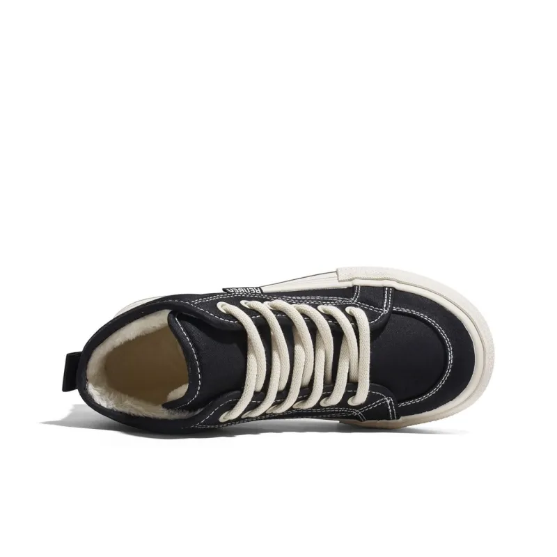 RENBEN Anti-Slip Wear-Resistant Low-Top Skateboard Shoes Women's-3