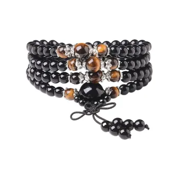 Yuanyanghuangjin Obsidian Bracelets Unisex