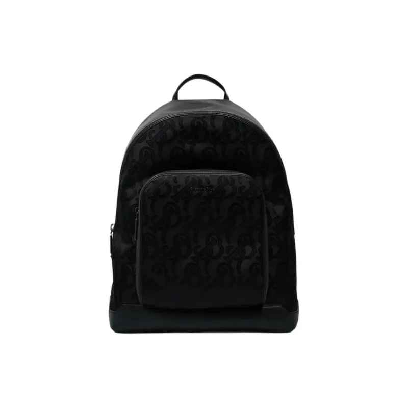 STEFANO RICCI Polyamide Backpack Men's Black-0