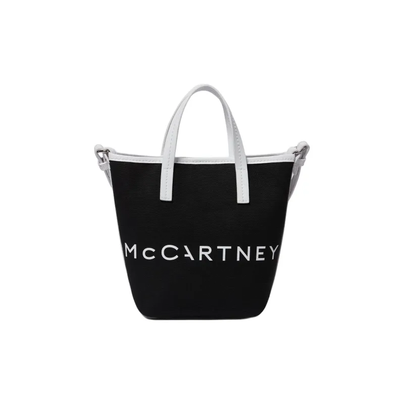 Stella McCartney Logo Printed Open Top Bucket Bag-2