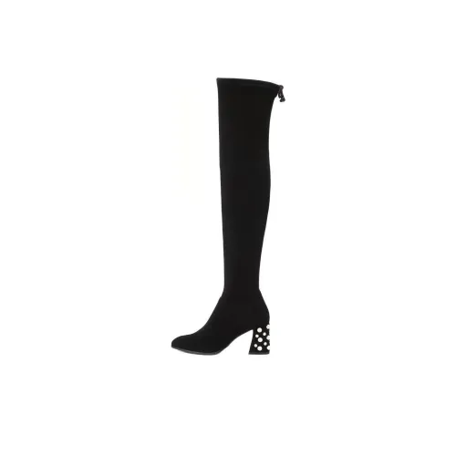Stuart Weitzman/SW Over the knee Ankle boots 7.5cm Women's Black