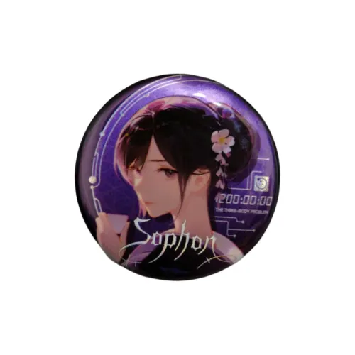 THREE-BODY Chizushi Tea Room Collection Laser Metal Badges