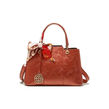 PAYOT Microfiber Synthetic Leather Wedding Bag Portable One Shoulder Crossbody Regular Women's Chinese Style Red