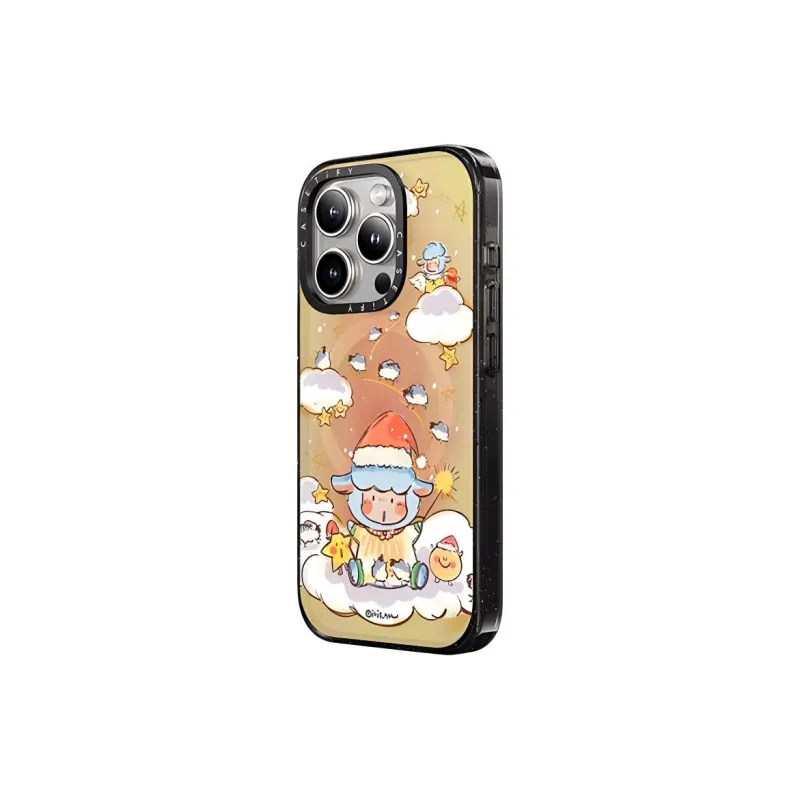 CASETIFY TPU+PC Material Pajama Magic Phone Cases Compatible With IPhone 16/15/Pro/Pro Max Cartoon-1
