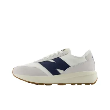 New Balance 370 Cushioning Anti Slip And Wear Resistant Low Top Casual Shoes Unisex Ecru