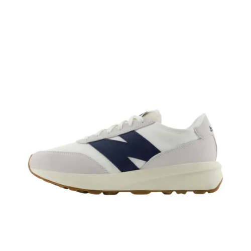 New Balance 370 Cushioning Anti Slip And Wear Resistant Low Top Casual Shoes Unisex Ecru