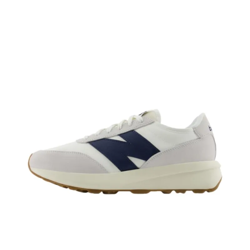 New Balance 370 Cushioning Anti Slip And Wear Resistant Low Top Casual Shoes Unisex Ecru-0