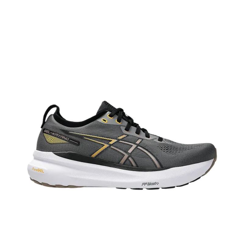 Asics Gel Kayano 31 Cushioned Slip Resistant Abrasion Resistant Low Top Running Shoes Men's Gray Width-1