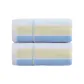[Towel 2 Pack]Yellow Blue Stripes 33*72cm