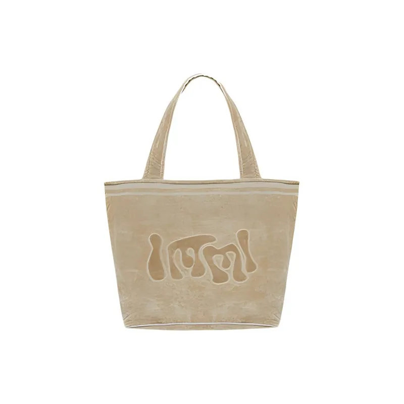 IMMI Cotton Tote Bag Shopping Bag Shoulder Bag Handbag Regular Women's Ecru/Light Beige-1