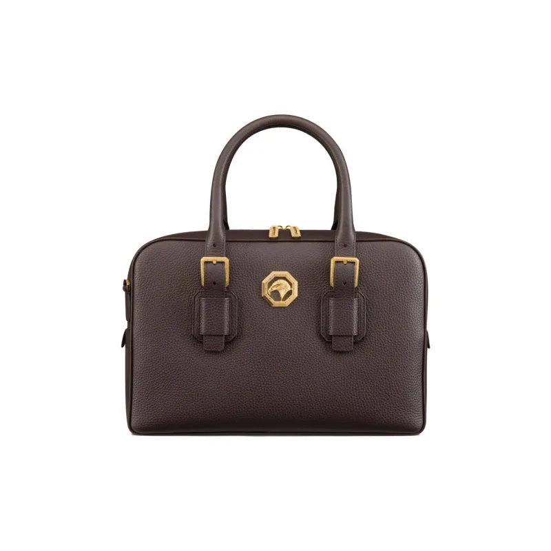 STEFANO RICCI Calfskin Briefcases Men's Russet-0