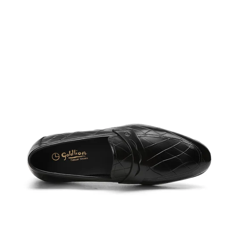GOLDLION Loafers Men Black/Brown-2