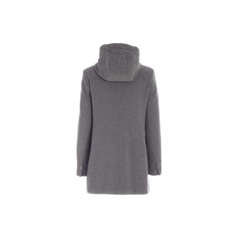FAY Hooded Long Sleeved Drawstring Coat-1