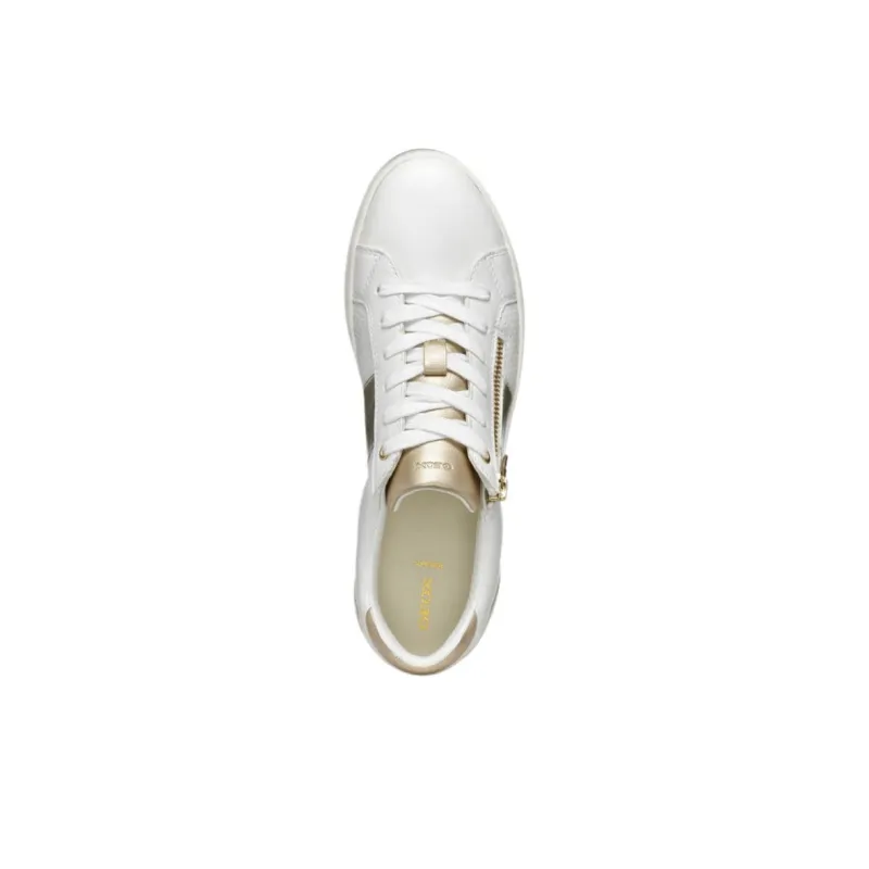 GEOX Blomiee Low-Top Skateboard Shoes Women's White-6