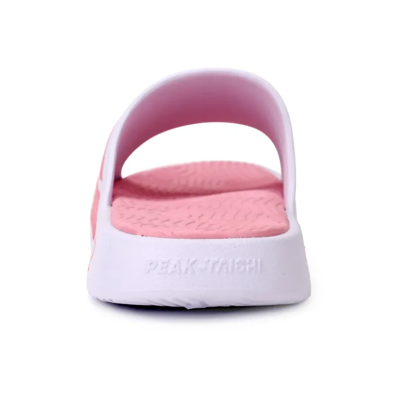 PEAK State Pole Slip Resistant Odor Resistant Slide Slippers Men's White Pink-4