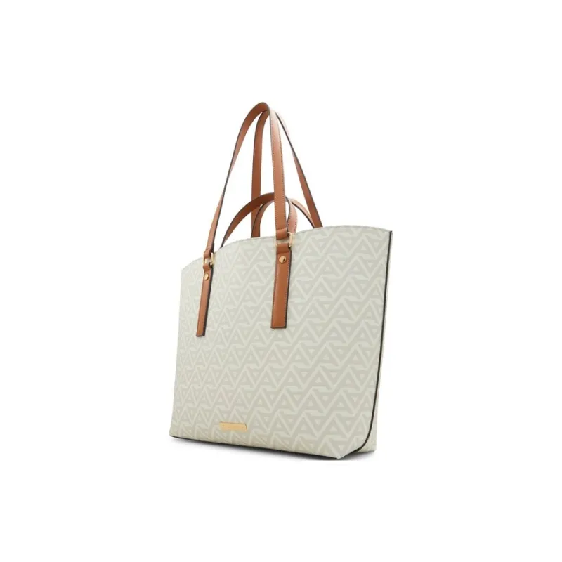 ALDO Artificial Leather Tote Handbag Tubas Women's Bone/Mixed Color-1