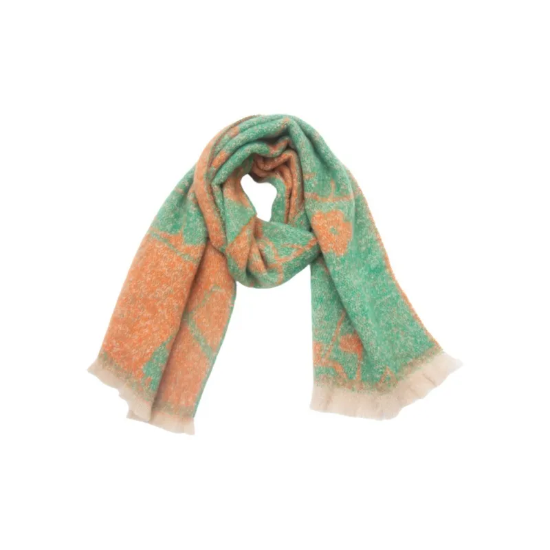 Yamaichi Maru Polyester Knit Scarves Unisex-5