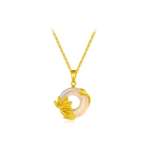 Bermuda Eyes Chalcedony Necklaces Women's