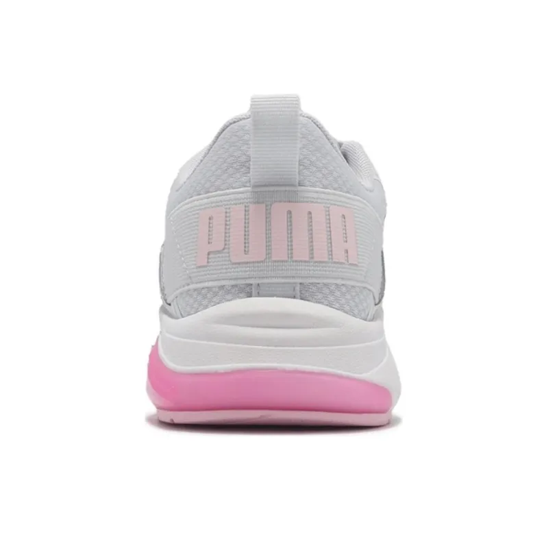 PUMA ELECTRON E Anti-Slip Wear-Resistant Low-Top Casual Running Shoes Unisex Gray Pink-3