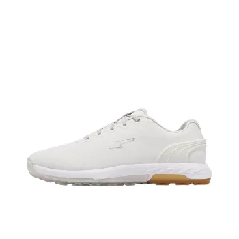 PUMA Alphacat Nitro Anti Slip Wear Resistant Low Top Golf Shoes Men's White