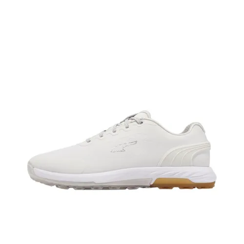 PUMA Alphacat Nitro Anti Slip Wear Resistant Low Top Golf Shoes Men's White