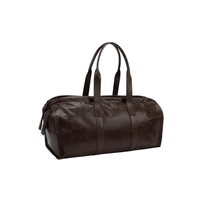 CALVIN KLEIN Cow Leather Handbag Tubas Women's Cocoa Brown-2