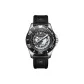 White Case Black Dial Black Strap-BM-YTBR