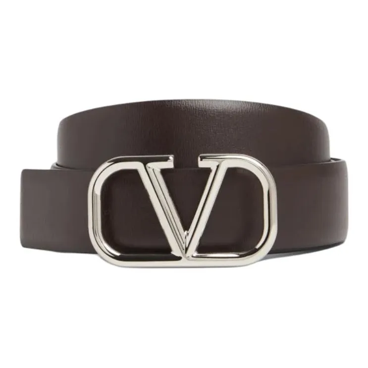 Valentino Leather Belts Men's Black -1