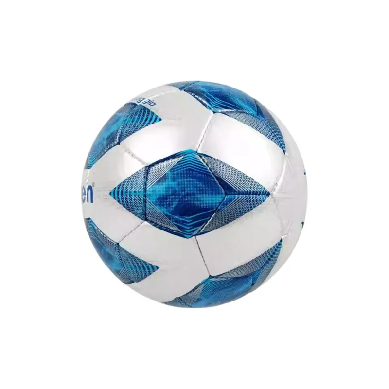 Molten Size 5 Soccer PU Seamless Thermal bonding Unisex Blue White-4