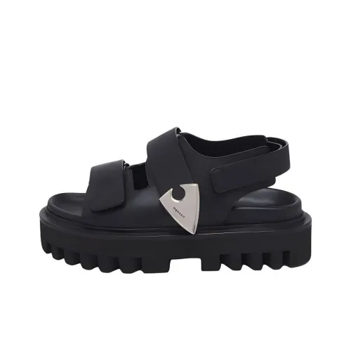 Alexander McQueen Parachute Strap Sandals 5cm Women's Black