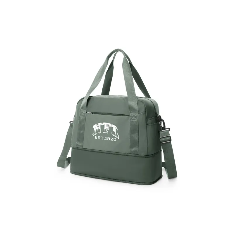 NFL Fabric Gym Bag, Travel Bag, Shoulder Bag, Crossbody Bag Tubas Unisex Army Green-1