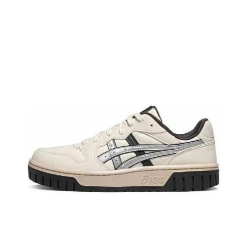 Asics Court Mz 2.0 Cushioning Wear Resistant Low Top Skateboard Shoes Unisex Beige