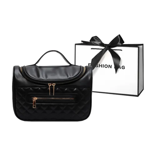 LETOO PU Makeup Bag Regular Women's Black/Green/Brown/White