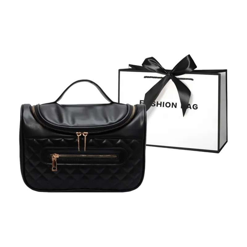 LETOO PU Makeup Bag Regular Women's Black/Green/Brown/White-0