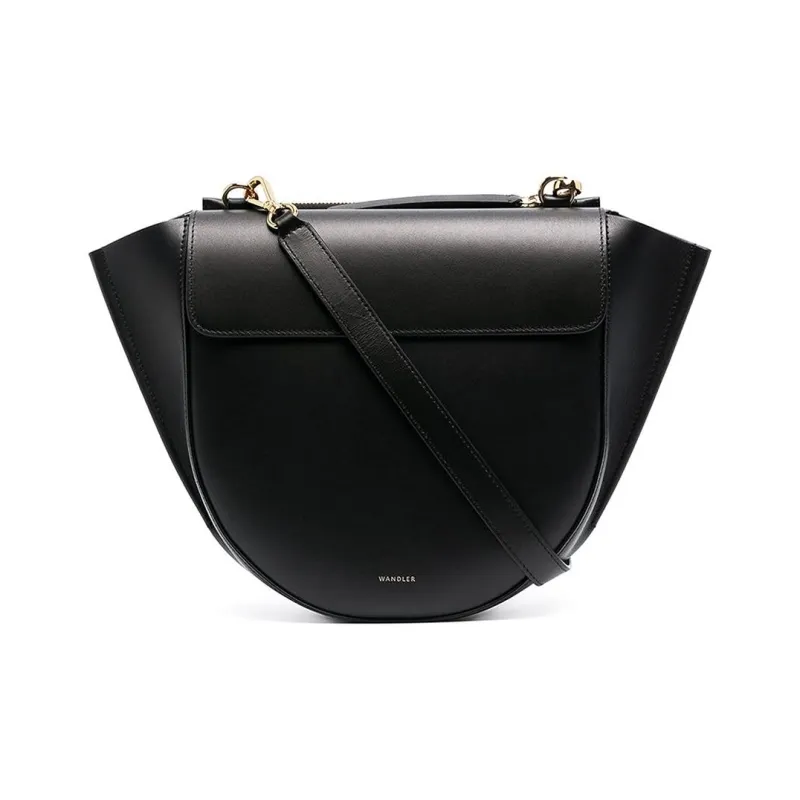 Wandler Cow Leather Shoulder Bags Handbags Women's Black-1