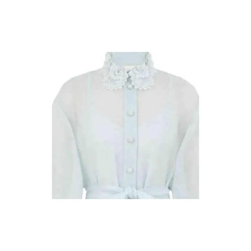 Zimmermann Crush Lace Shirt Dress-5