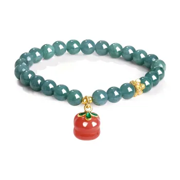 Emerald Bean Type Bracelets Women's