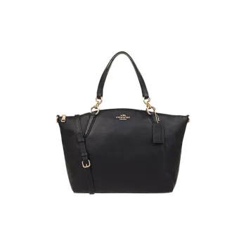 COACH Kelsey PVC Shoulder Bag Crossbody Bag Handbag Women's Black