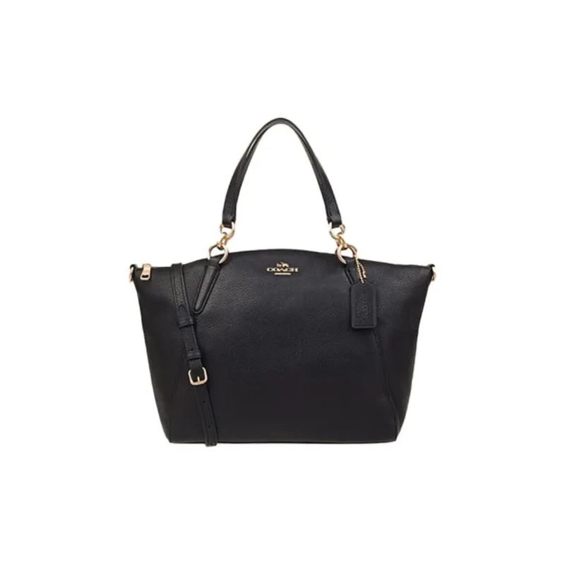 COACH Kelsey PVC Shoulder Bag Crossbody Bag Handbag Women's Black-0